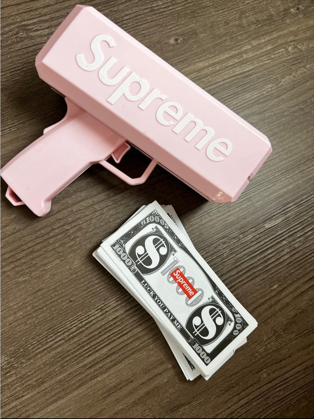 Supreme Pink Cash Blaster with Play Bills